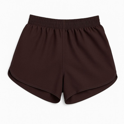 Suggest Sports Solid Men Maroon Regular Shorts