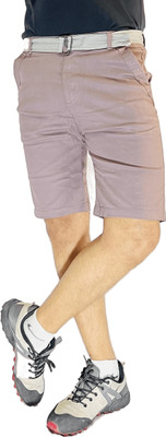 SSoShHub Solid Men Dark Grey Regular Shorts