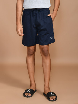 SKYKNIT Solid Men Dark Blue Bermuda Shorts