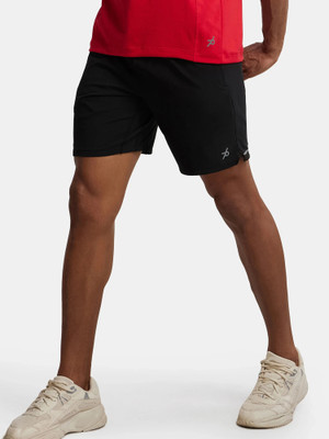 JOCKEY Solid Men Black Sports Shorts