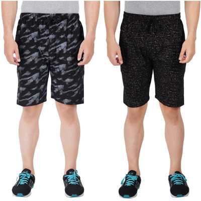 FEEL TRACK Printed Men Multicolor Regular Shorts