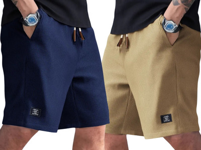 sti Self Design Men Multicolor Regular Shorts