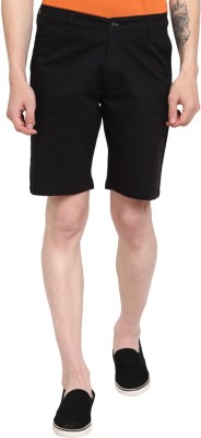 V-MART Solid Men Reversible Black, Black Bermuda Shorts