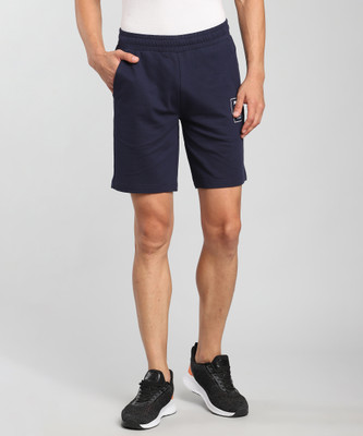 PUMA Solid Men Blue Sports Shorts