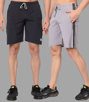 Pyro Spirit Striped Men Multicolor Bermuda Shorts