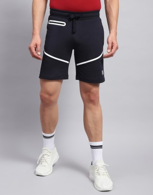 Rock.it Striped Men Dark Blue Casual Shorts