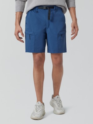 XYXX Solid Men Blue Cargo Shorts