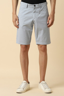 Allen Solly Printed Men Grey Casual Shorts