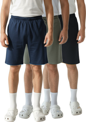 Force NXT Solid Men Multicolor Casual Shorts