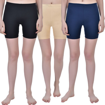 Aimly Solid Women Multicolor Regular Shorts