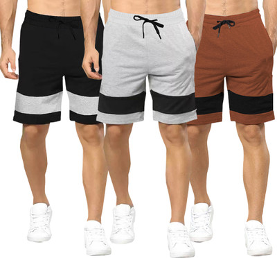 TRIPR Color Block Men Multicolor Regular Shorts