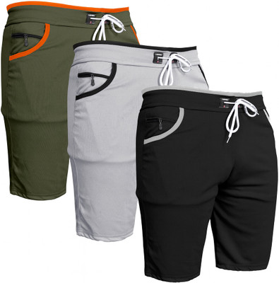 VIRADIYAENTERPRISE Self Design Men Multicolor Regular Shorts