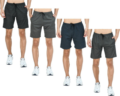 Indestar Printed Men Multicolor Bermuda Shorts