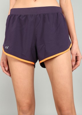 UNDER ARMOUR Solid Women Purple Dolphin Shorts