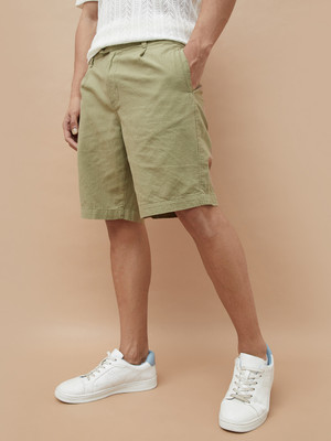 Fame Forever by Lifestyle Solid Men Grey Casual Shorts