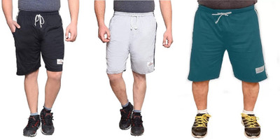 Kolva Solid Men Multicolor Running Shorts