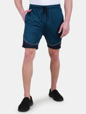 DUKE Printed Men Blue Sports Shorts