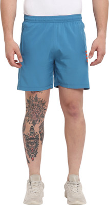 OFF LIMITS Solid Men Blue Regular Shorts