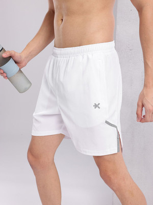 HRX by Hrithik Roshan Solid Men White Sports Shorts