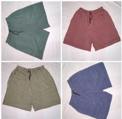 MASSIVE ENTERPRISES Checkered Men Multicolor Bermuda Shorts