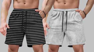 KELONBRO Striped Men Multicolor Casual Shorts