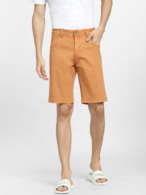 JACK & JONES Solid Men Brown Chino Shorts