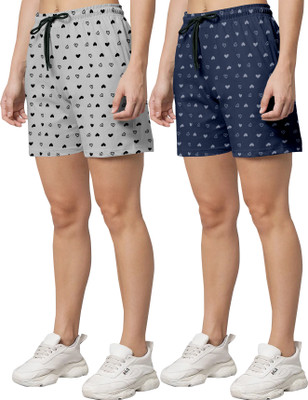 Tapasya fashion Printed Women Multicolor Regular Shorts
