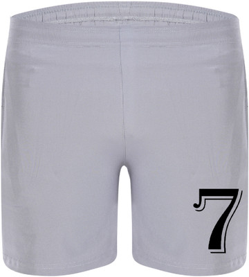 Teeglee Printed Men Grey Regular Shorts