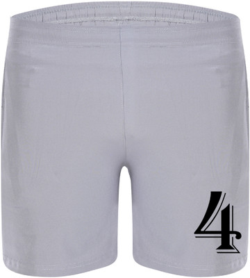 Teeglee Printed Men Grey Regular Shorts