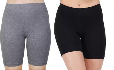 IKHLAS Solid Women Multicolor Cycling Shorts