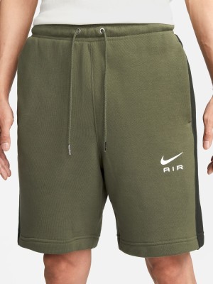 NIKE Solid Men Green Sports Shorts