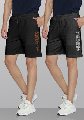 ARDEUR Self Design Men Multicolor Regular Shorts