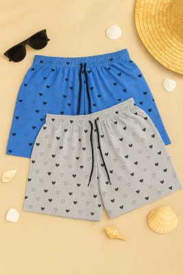 UKANIFAB Printed Women Multicolor Regular Shorts