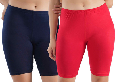 ORLIZEA Solid Women Multicolor Cycling Shorts