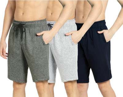 Kartblack Solid Men Multicolor Regular Shorts