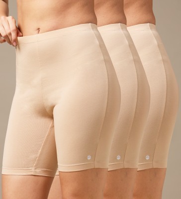 URBAN ADVENTURE Solid Women Beige Cycling Shorts