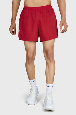 FuaarK Solid Men Red Running Shorts