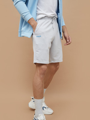 Kappa Solid Men Grey Regular Shorts