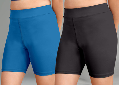 Kashikey creation Solid Women Black, Blue Sports Shorts