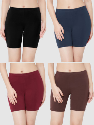 Lux Parker Solid Women Multicolor Cycling Shorts