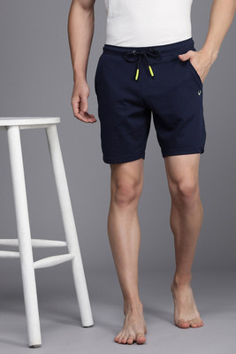 Allen Solly Solid Men Dark Blue Regular Shorts
