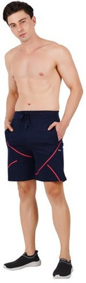 Barry and Clark Solid Men Black Basic Shorts