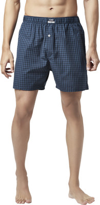 Ajile By Pantaloons Checkered Men Blue Boxer Shorts