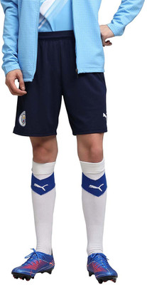 PUMA Solid Men Blue Sports Shorts