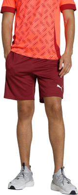 PUMA Solid Men Red Sports Shorts