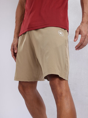 HRX by Hrithik Roshan Printed Men Beige Sports Shorts