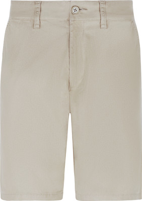 XYXX Solid Men White Chino Shorts