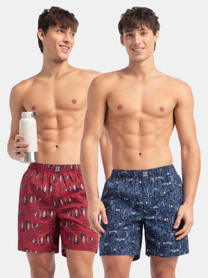JOCKEY Printed Men Multicolor Boxer Shorts