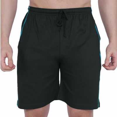 Bumchums Solid Men Grey Bermuda Shorts