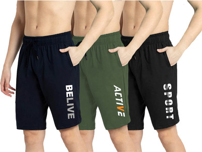 Whaley Printed Men Multicolor Regular Shorts